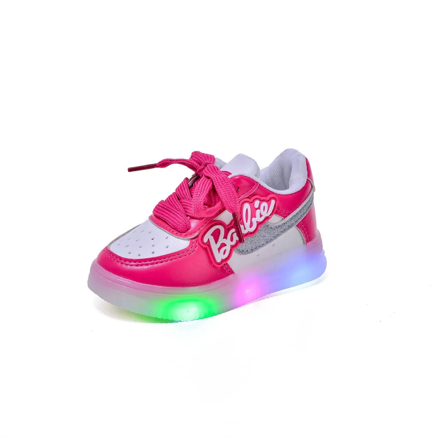 Chaussure led - baskets magiques barbie
