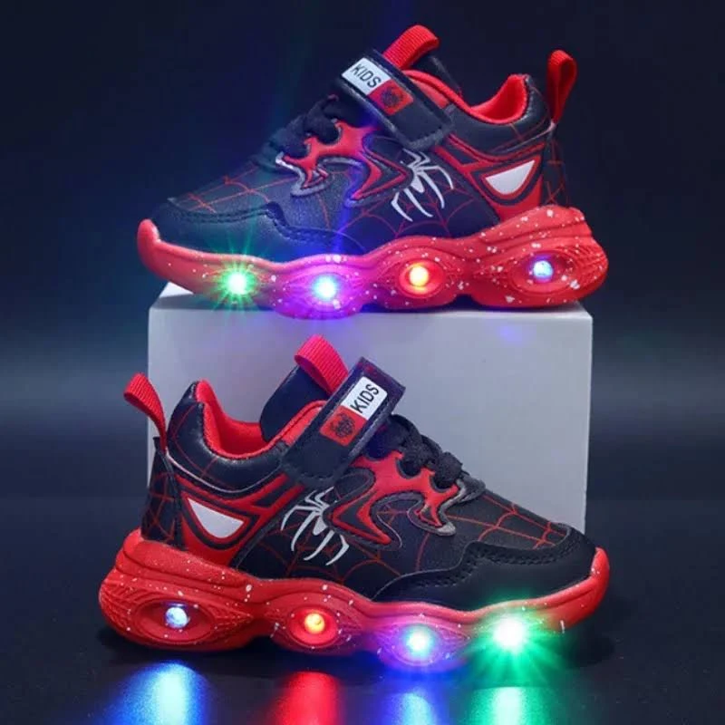 Chaussure led - araignées lumineuses