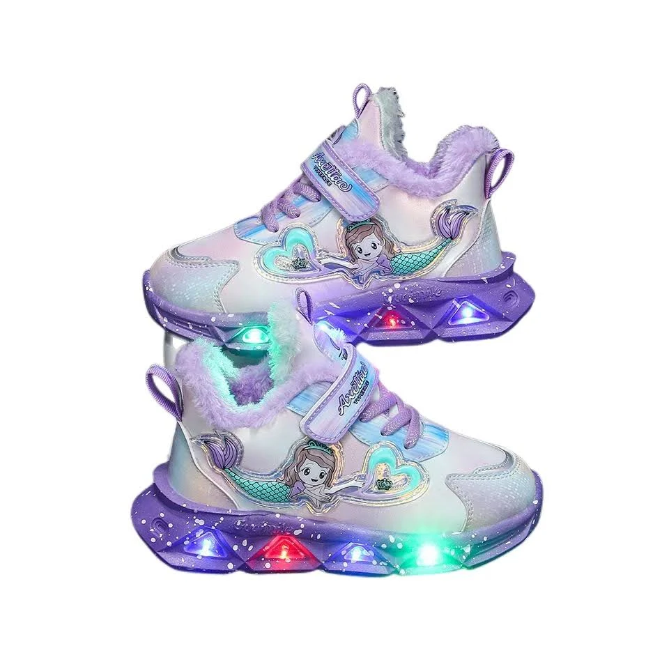 Chaussure led - baskets sirène lumineuses
